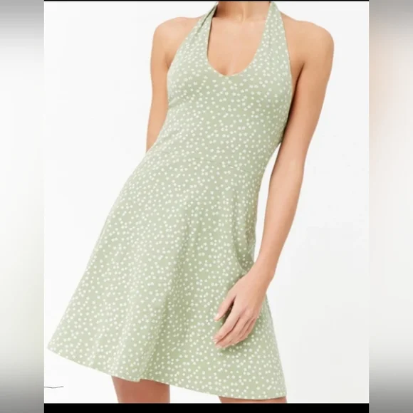 Forever 21 | Dresses | Forever 2 Flower Print Halter Dress | Poshmark
